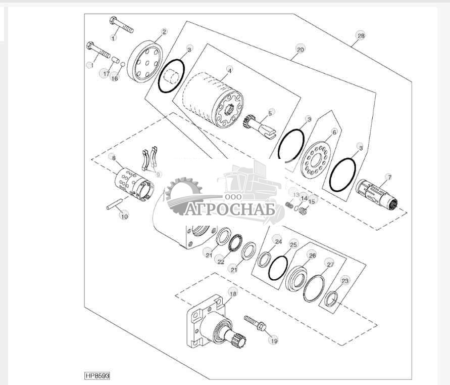 Насос рулевого управления 